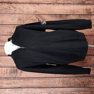 Fairway & Greene Barton Hills Mens Black Quarter Zip Pullover Sweatshirt